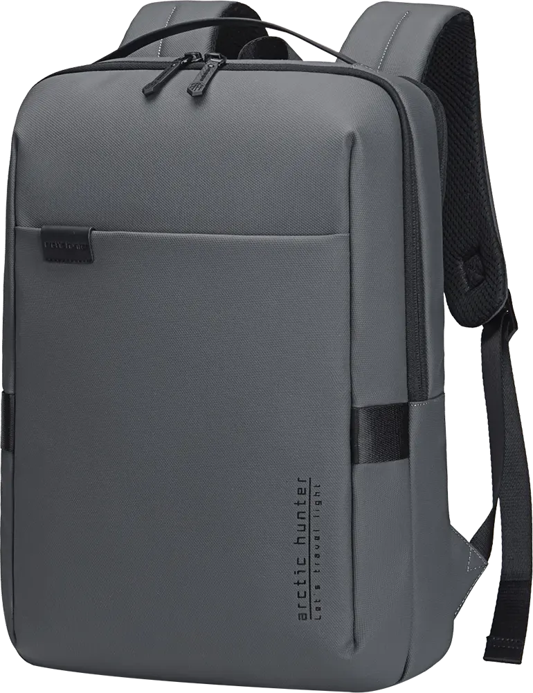 Arctic Hunter Laptop Backpack, 15.6 In, Water resistant, Black-Grey, B00574