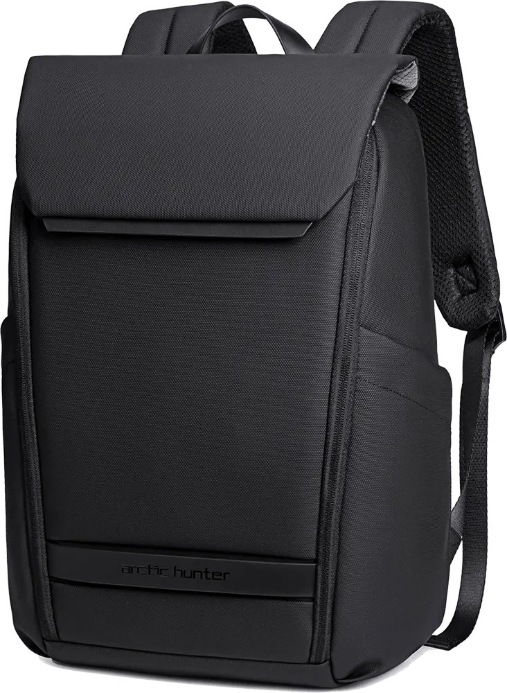 Arctic Hunter Laptop Backpack, 15.6 In, Water resistant, Anti-Theft, Black-Grey, B00559