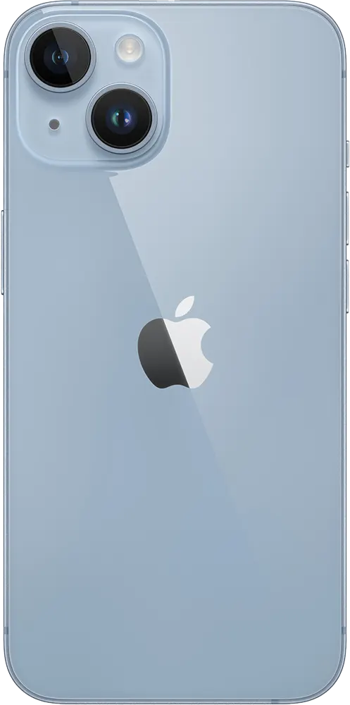 iPhone 14 Single SIM Mobile, 128GB Internal Memory, 6GB RAM, 5G Network, Blue