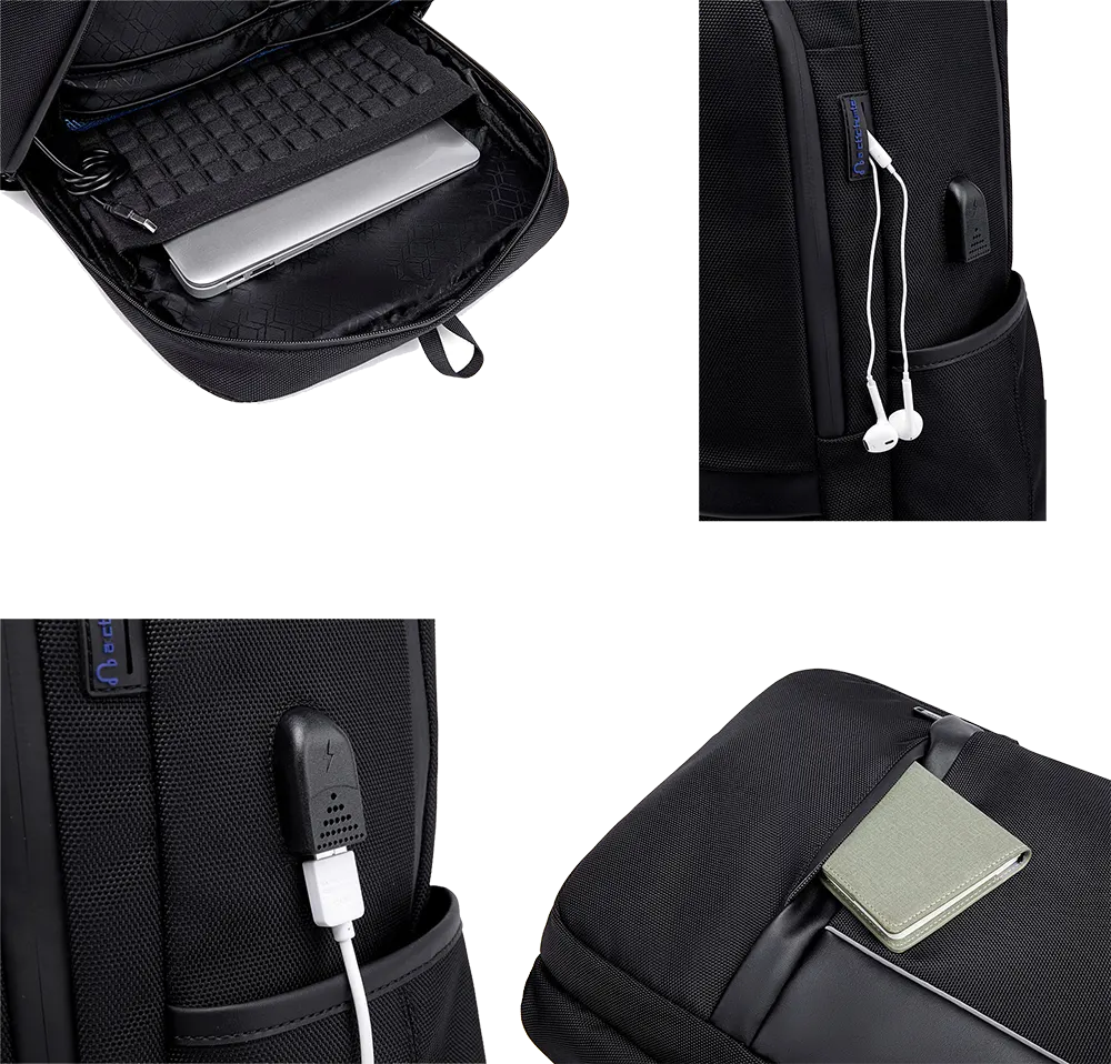 Arctic Hunter Laptop Backpack , 15.6 In, Water resistant, Multi-Color, B00120C