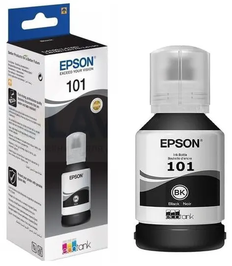 Epson 101B black ink bottle, 127 ml