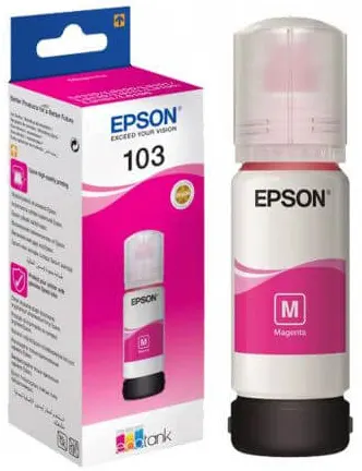 Epson 103M Magenta Ink Bottle, 65ml