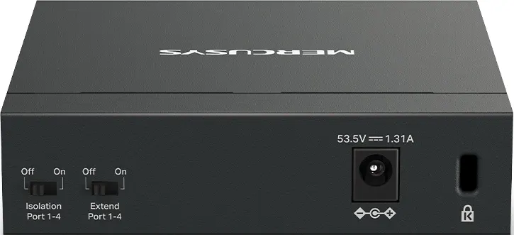 Mercusys 5 Port Ethernet Desktop Switch Gigabit, Black, MS105GP