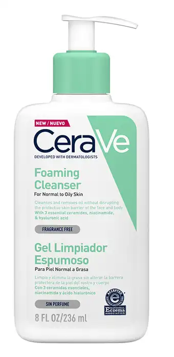CeraVe Foaming Cleanser for Normal to Oily Skin 236 ml