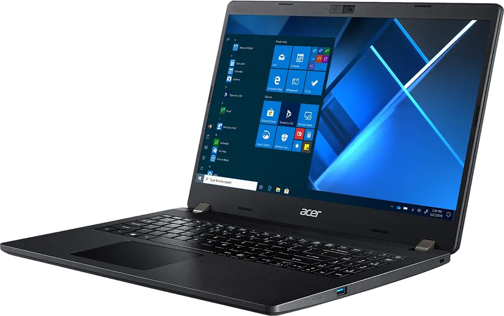 Laptop Acer Travelmate P2 TMP215-53G-55ZV  Intel Core I5-1135G7, 8GB RAM, 512GB SSD Hard Disk, 15.6" FHD Display, NVIDIA MX330 2GB Card Graphics, Shale Black