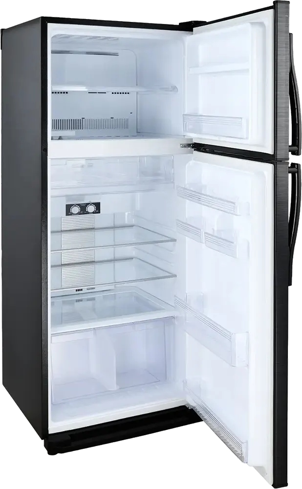 Tornado No Frost Refrigerator, 386 Litres, 2 Doors, Black, RF-48T-BK