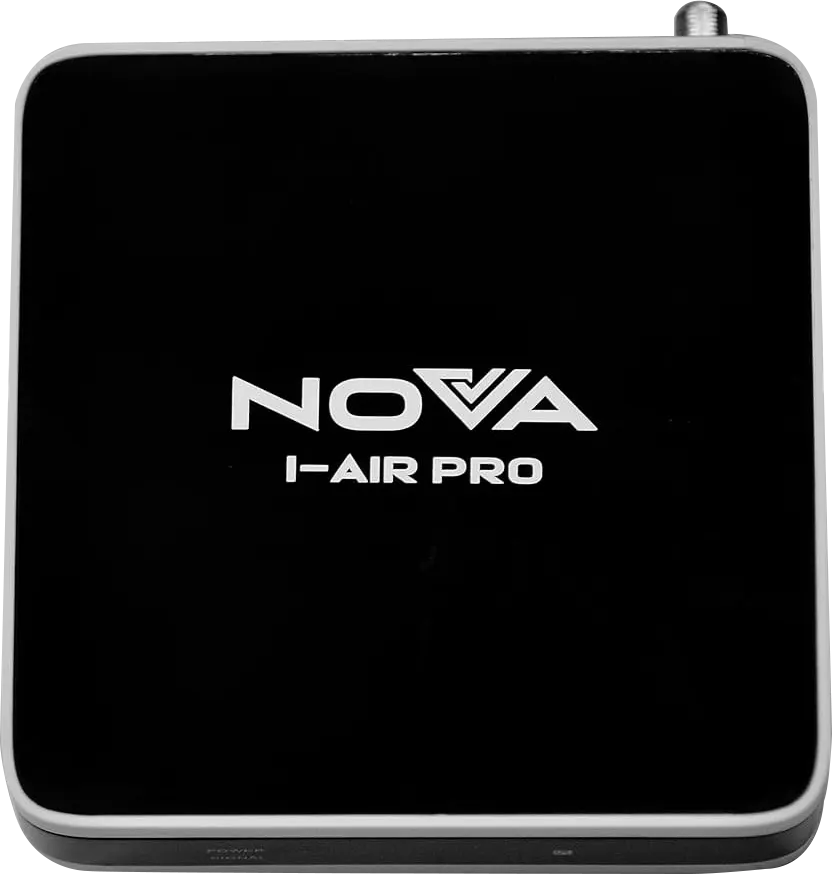 Receiver Nova I-Air Pro, 8000 Channels, IPTV, Built-in Wifi, 2 Remote, Black*White
