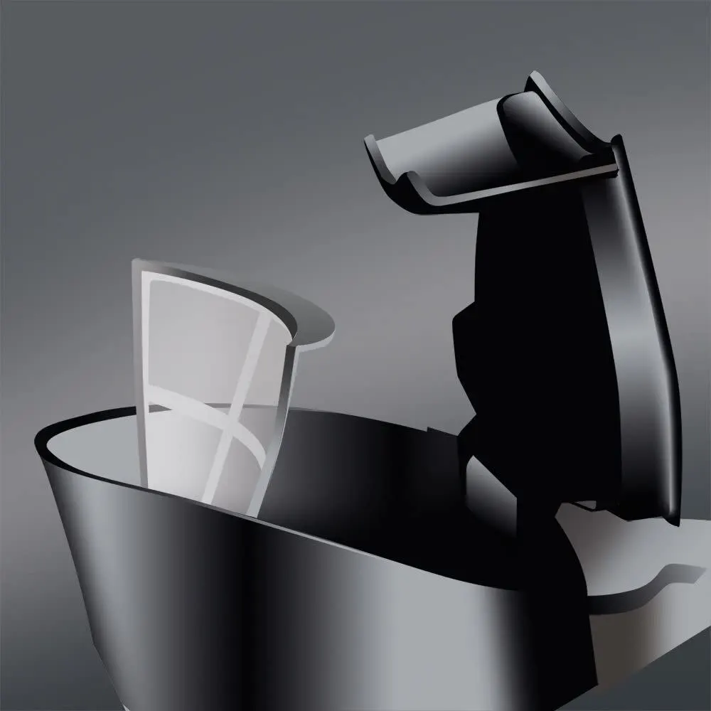 Braun plastic electric water kettle, 1.7 litres, 2200 watts, black, WK-300 (with Raya warranty)