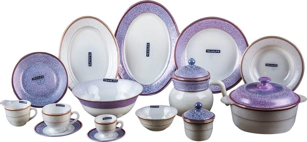 Thai Arcopal Oval Dinner Set, 58 Pieces, Y23036B