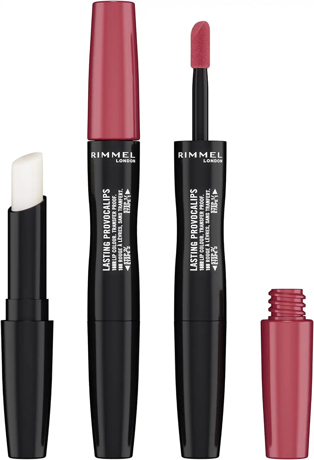 RIMMEL PROVOCALIPS LASTING LIQUID LIPSTICK, 210 Pinkcase Of Emergency