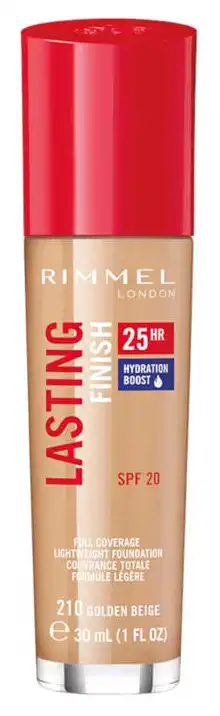 RIMMEL LASTING FINISH 25HR FOUNDATION 210 Golden Beige