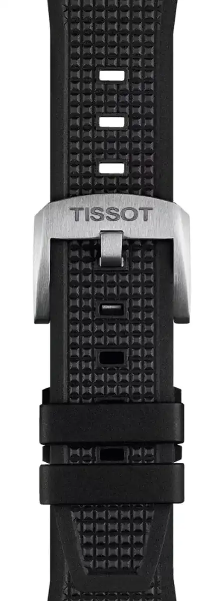 Tissot Men's Watch, Analog, Rubber Strap, Black T137-410-17-041