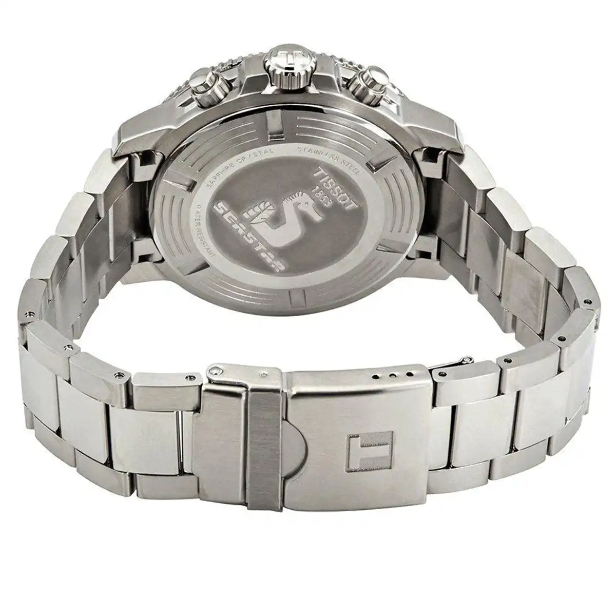 Tissot Swiss Men's Round Shape stainless steel Strap Analog Wrist Watch, Silver, T120-417-11-051