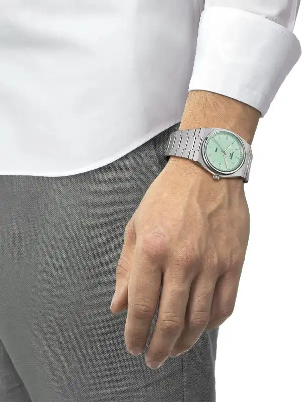 Tissot Swiss Men's Round Shape stainless steel Strap Analog Wrist Watch, Silver, T137-410-11-091-01