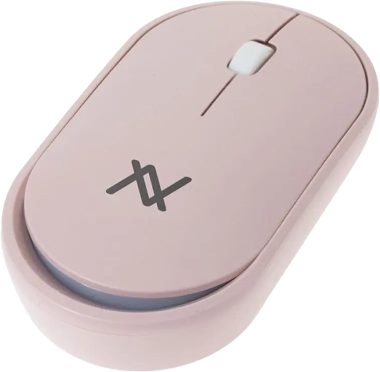 L’avvento Wireless Mouse, Dual Mode, Bluetooth 2.4GHz, Re-Chargeable Battery, Pink, MO18P