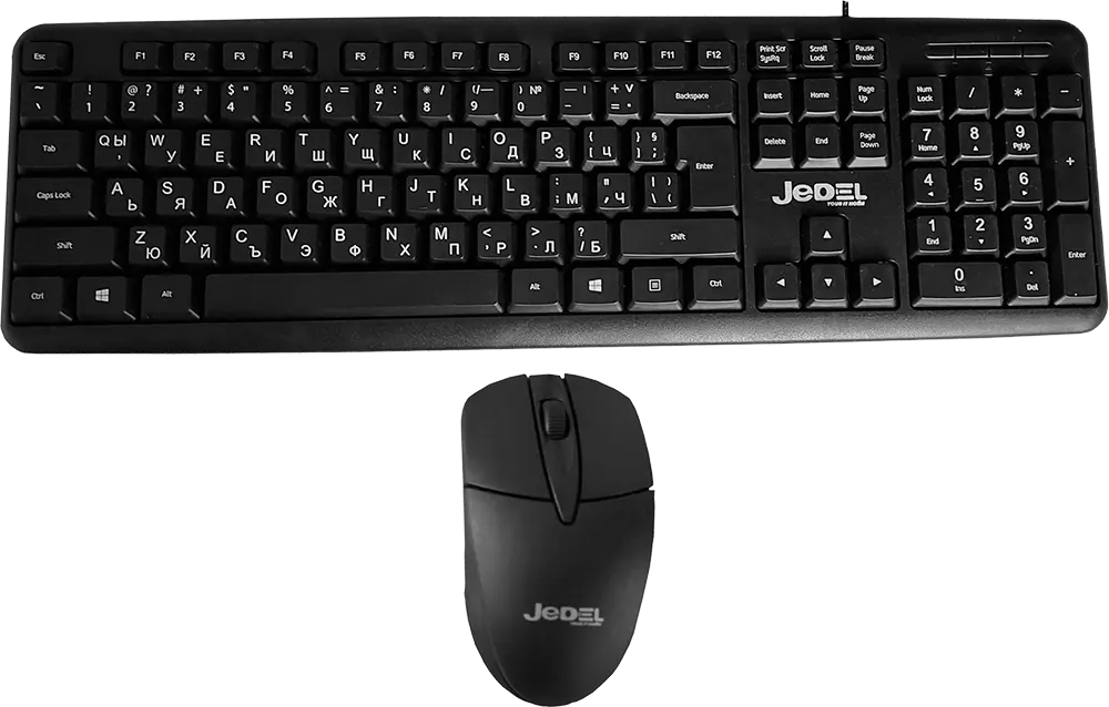 Wired mouse and keyboard Combo set Jedel, USB Interface, Black, G10