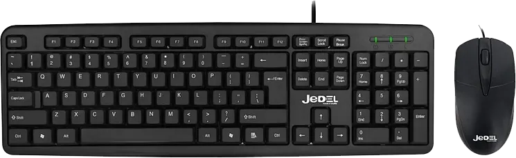 Wired mouse and keyboard Combo set Jedel, USB Interface, Black, G10