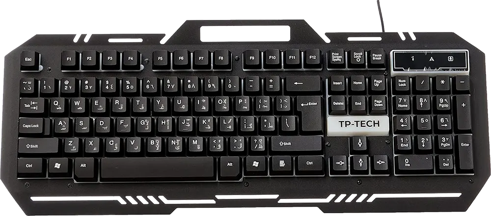 TP-Tech Wired Gaming Mouse and Keyboard Combo Set , USB Interface, Black, TP5000