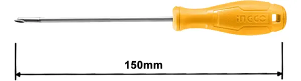 Ingco screwdriver, steel, 150 mm, 6 inch, HS58PH2150