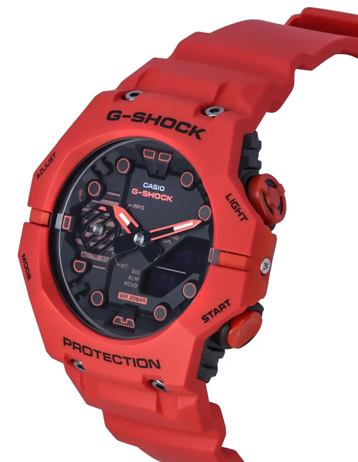 Casio G-Shock Men's Watch, Analog and Digital , Resin strap, Red , GA.B001.4ADR