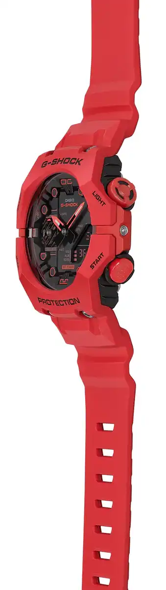 Casio G-Shock Men's Watch, Analog and Digital , Resin strap, Red , GA.B001.4ADR