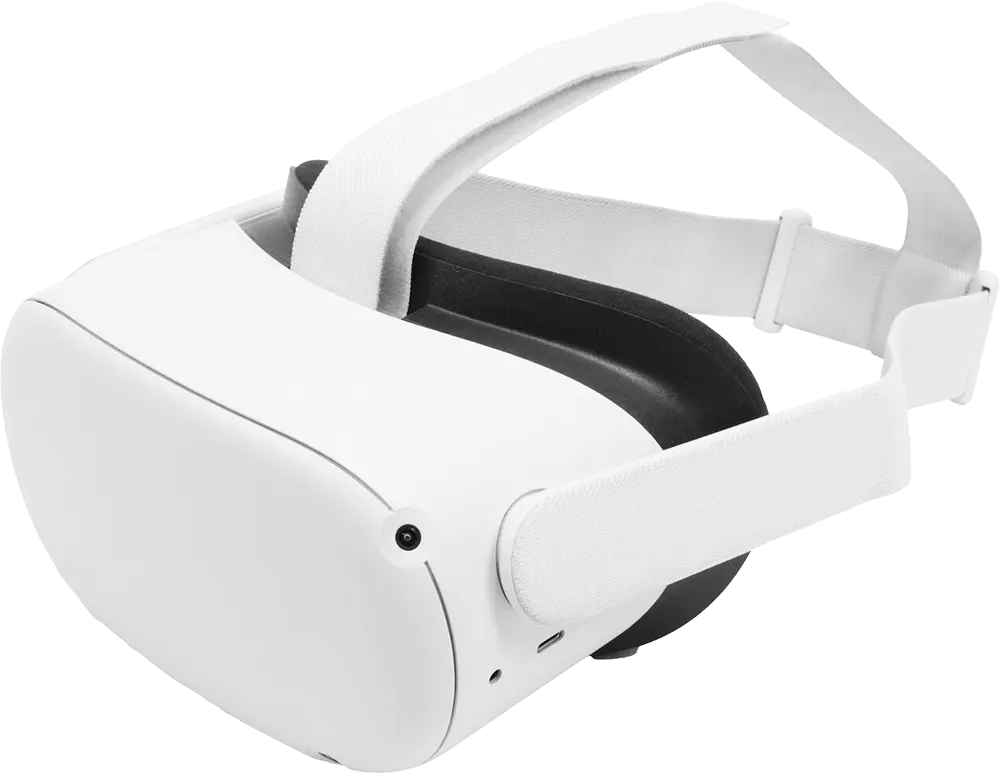 نظارة الواقع الافتراضي ميتا كويست 2 الكل في واحد، ذاكرة 128 جيجابايت، رامات 6 جيجابايت، ابيض