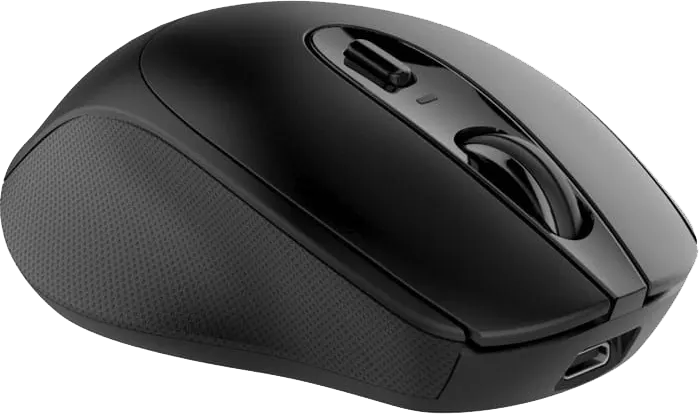 Wireless Mouse 2B , 2400dpi, Dual Mode, Bluetooth 2.4GHz, Black, MO18A