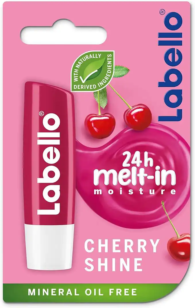 Labello Lip Balm with Cherry Shine 4.8 gm