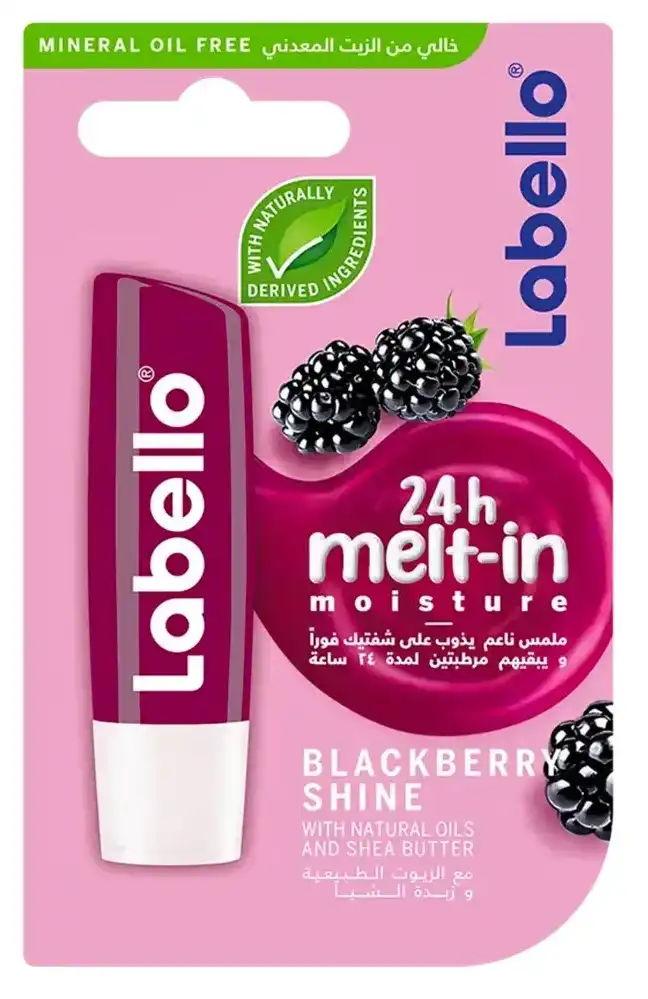 Labello Blackberry Shine Caring Lip Balm  4,8 gm