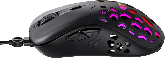 Havit Wired Gaming mouse Gamenote, USB Interface, RGB Light, Black, MS955