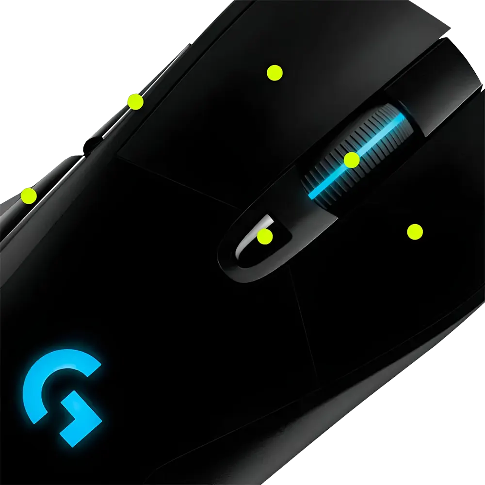 Wireless Gaming Mouse Logitech, Rechargeable, 16000DPi, Black, G707