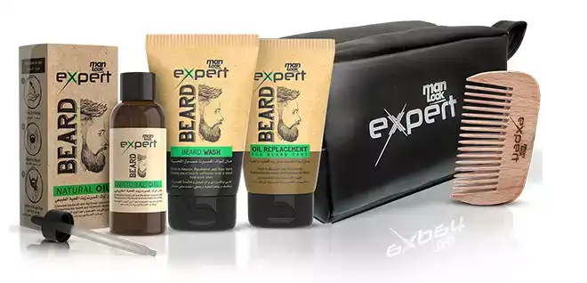 عرض خاص المجموعة الكاملة للعناية باللحية + هدية شنطة جلد +هدية مشط خشب للحية