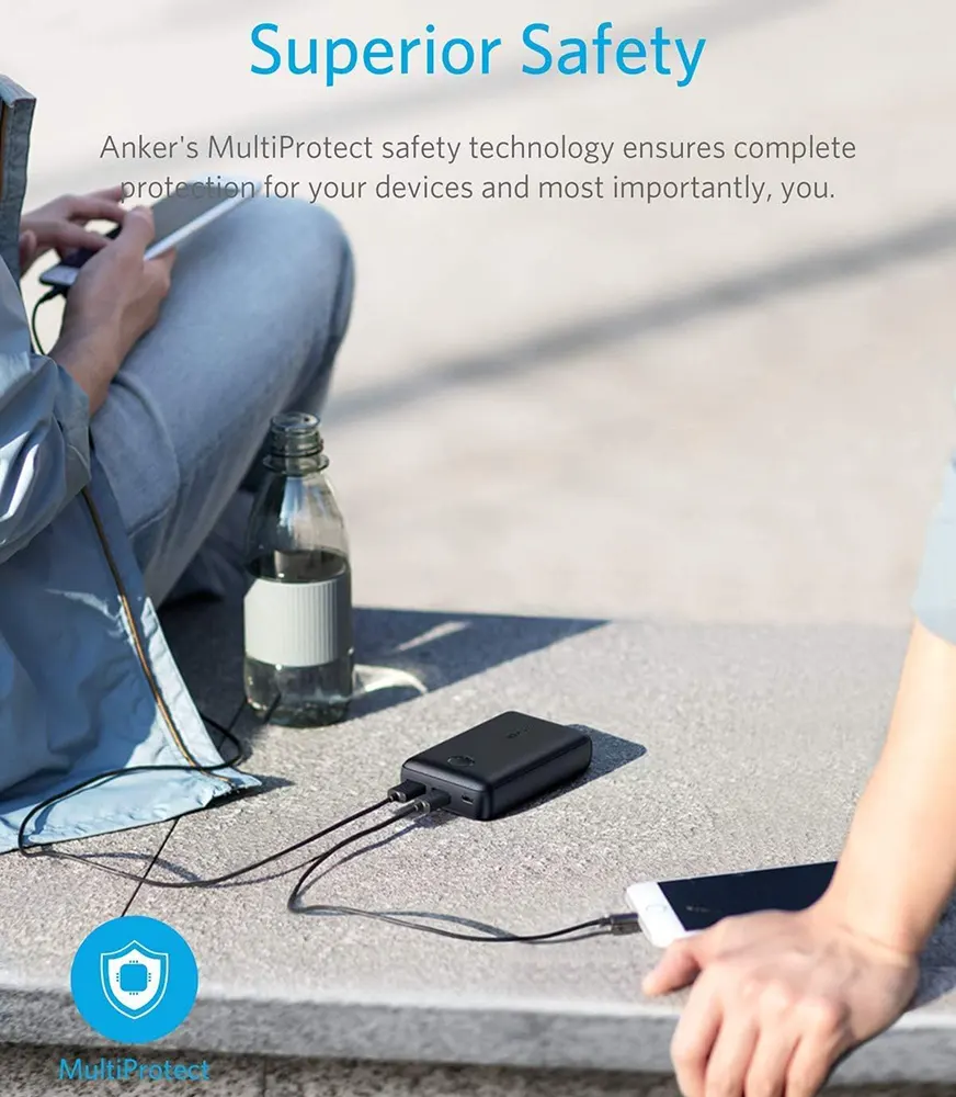 Power Bank Anker PowerCore Select 10000 mAh, USB Type-A, Black, A1223H11