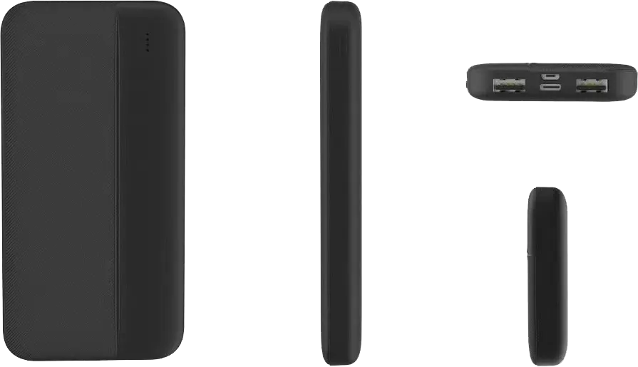 Earldom Power Bank, 10000mAh, USB Type-C, Black, ET-PB54