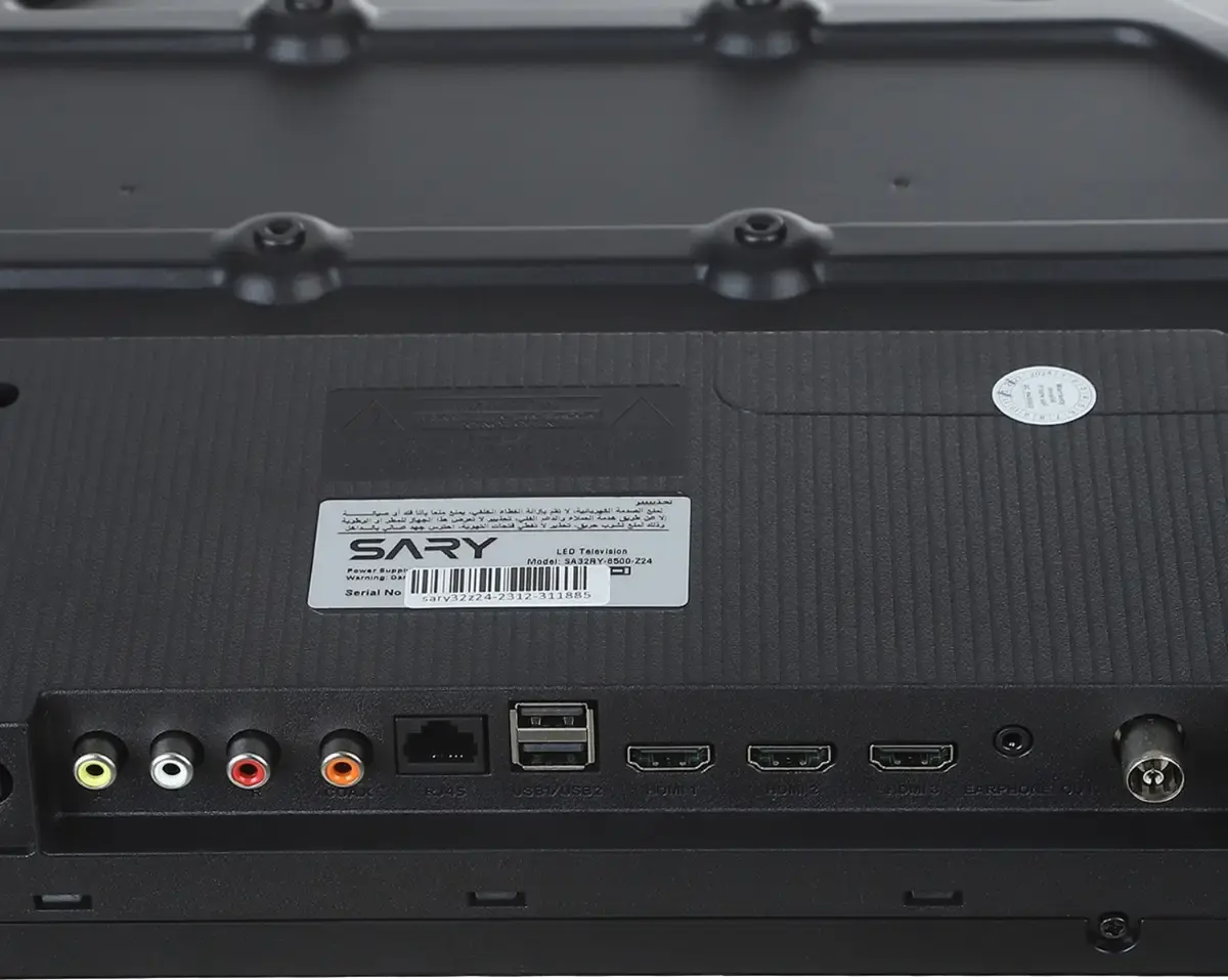 Sary TV 32 Inches, Smart, LED, HD Resolution, Model SA32RY-8500-FL-E