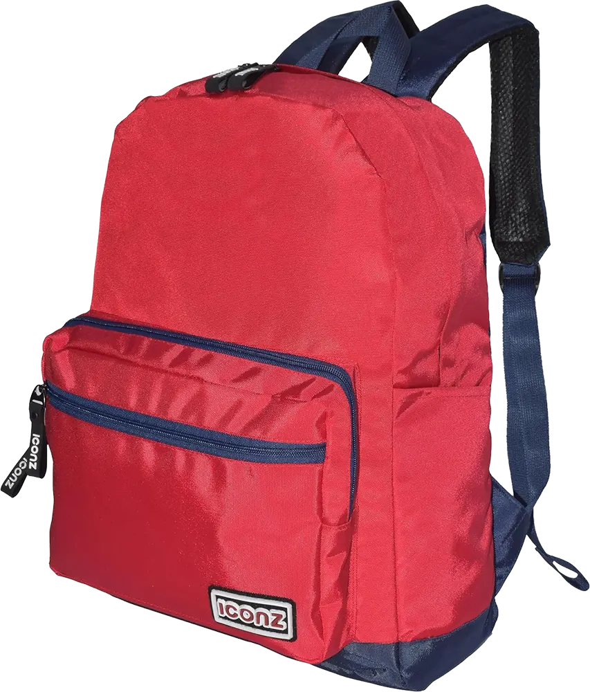 Iconz Laptop Backpack, 15.6 Inch, Red, 1047