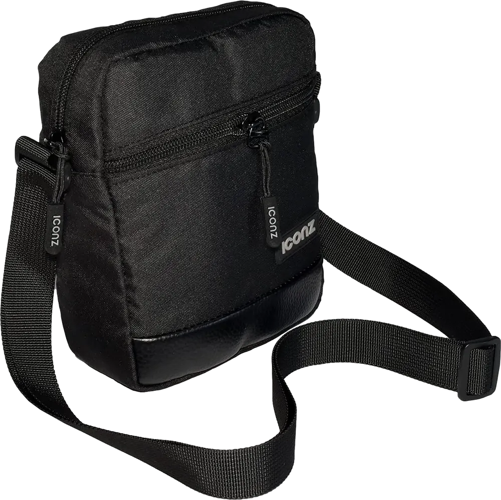 Iconz Crossbody Bag, 7Inch, Black, 1030