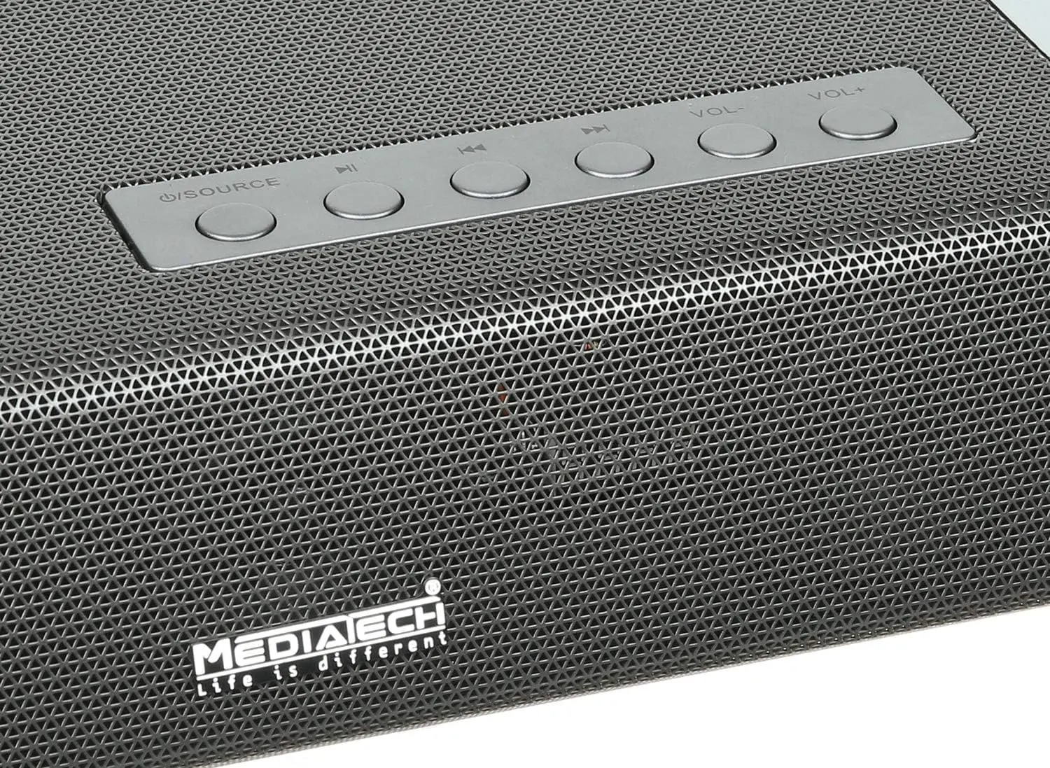 Media Tech subwoofer speakers , Bluetooth, 80 Watt, remote control, grey, MT-T100