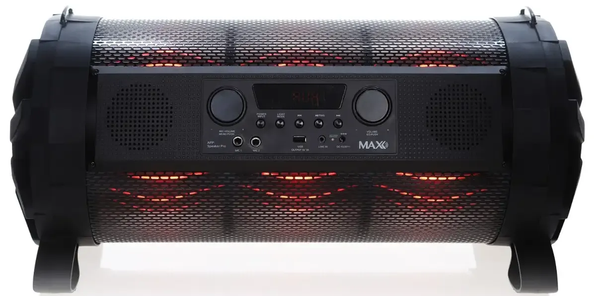Max Series subwoofer speakers, Bluetooth, 60 Watt, remote control, black, Max X-828