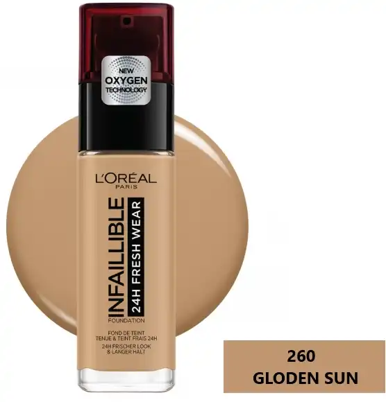 LOREAL INFAILLIBLE 24H FRESH WEAR FOUNDATION 260 Golden Sun