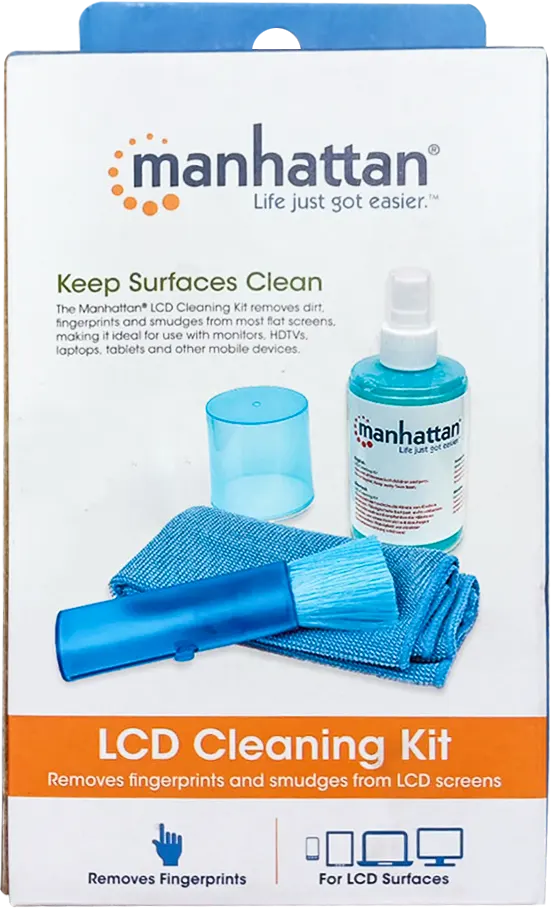 Manhattan LCD Surfaces Cleaning Kit, 200ml, Blue, LC017