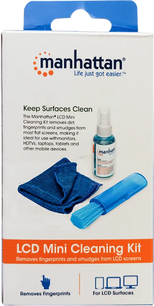Manhattan LCD Surfaces Cleaning Kit, 60ml, Blue, LC019