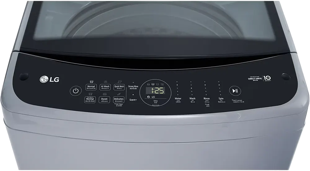 LG Top Loading Washing Machine, 21 Kg, Inverter, Digital Screen, Silver, T21H7EHHT5