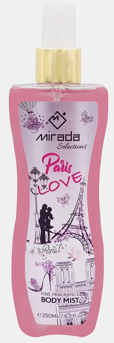 Mirada Paris Love Body Mist For Women, 250ML