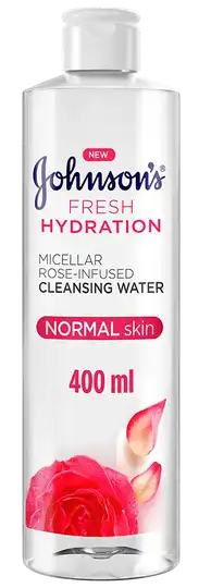 Johnson’s Fresh Hydration Micellar Rose Infused Cleansing Water 400 ml