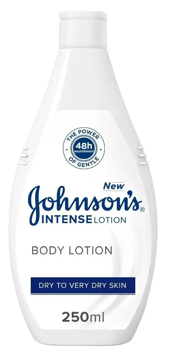 Johnson's Intense Body Lotion, Moisturizing Lotion  for Dry and Very Dry Skin 250ml .