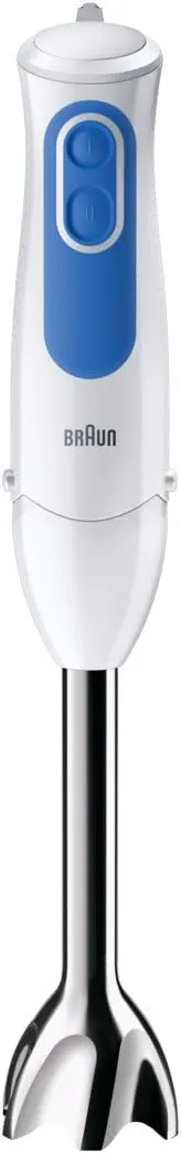 Braun Multiquick 3 Pesto Hand Blender, 700 Watt, 600 ml, with chopper, white, MQ3020 (with B.TECH guarantee)