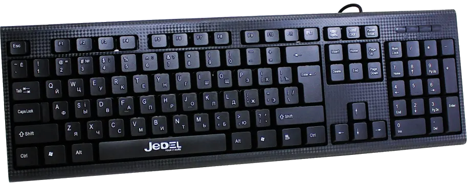 Wired Keyboard Jedel, USB Interface, Black, K13