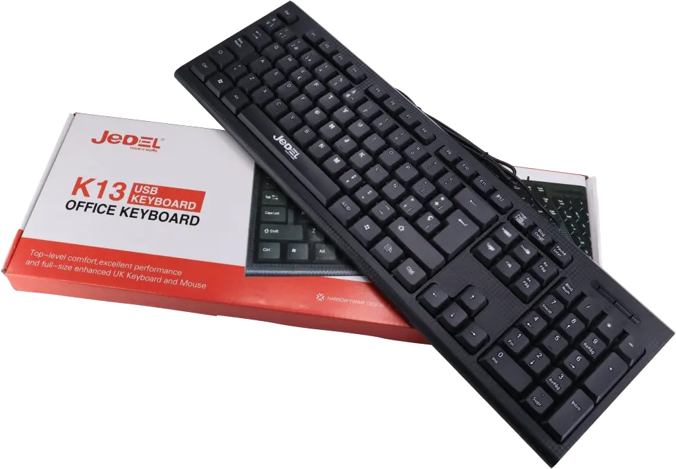 Wired Keyboard Jedel, USB Interface, Black, K13