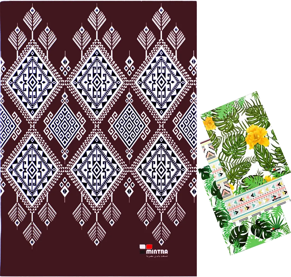 Mintra notebook, 80 sheets, lined, A4, multiple Shapes